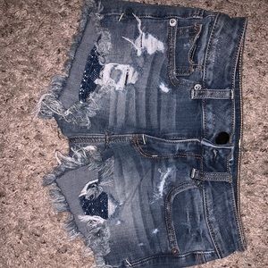 American eagle super stretch shorts